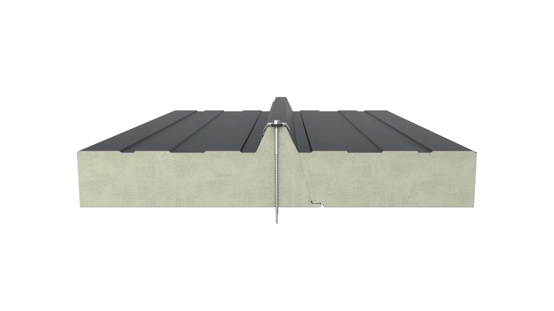 Solar Uyumlu Dıştan Vidalı 3R-5R PUR/PIR Çatı Paneli ürün görseli 4